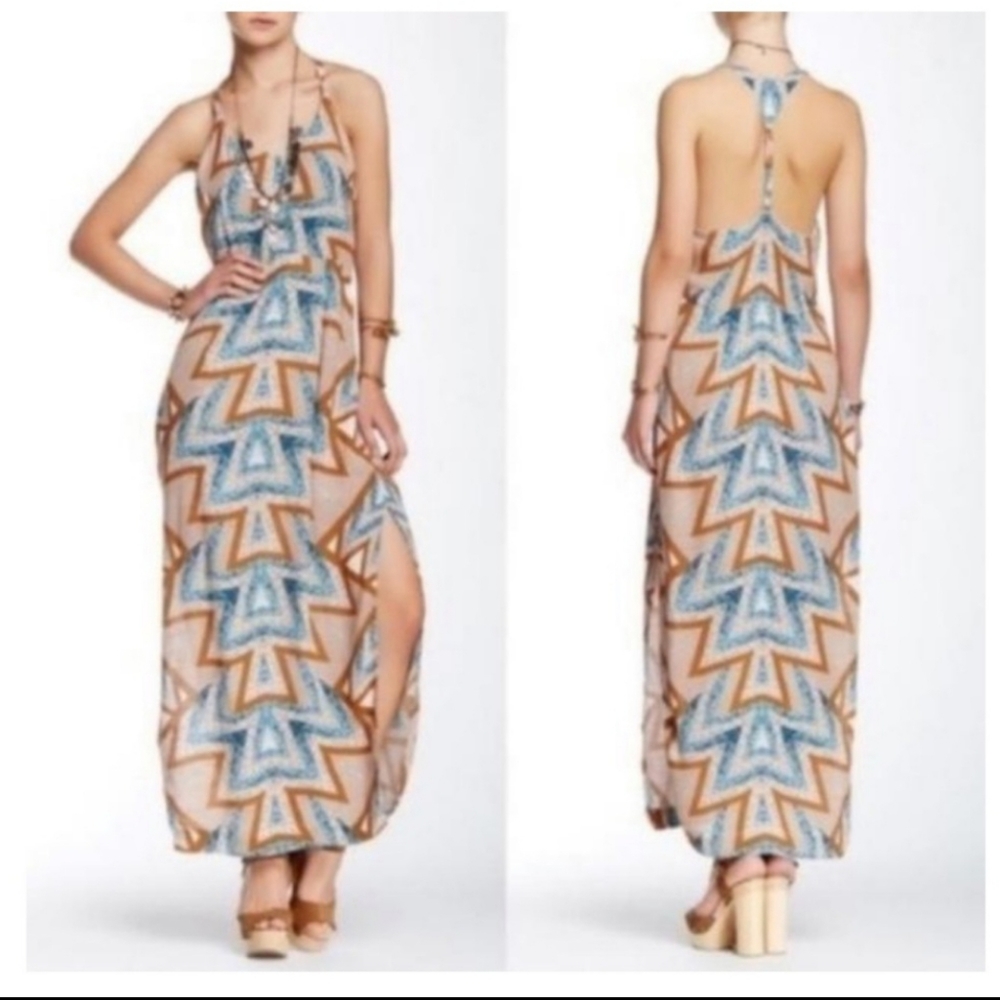 🌻 Free People Serves You Right Maxi Dress. Sz 0